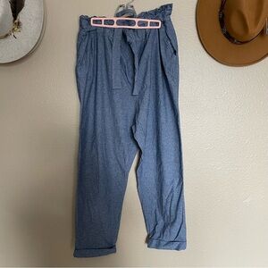 NWOT - BP - Chambray Jean Colored lightweight loose flowy pants trousers - Cute!